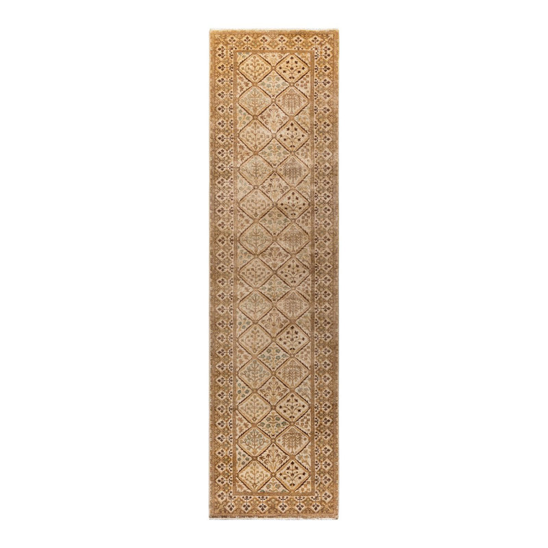 Ottoman One-of-a-Kind 3' 1" X 12' 1" Hand Knotted Area Rug