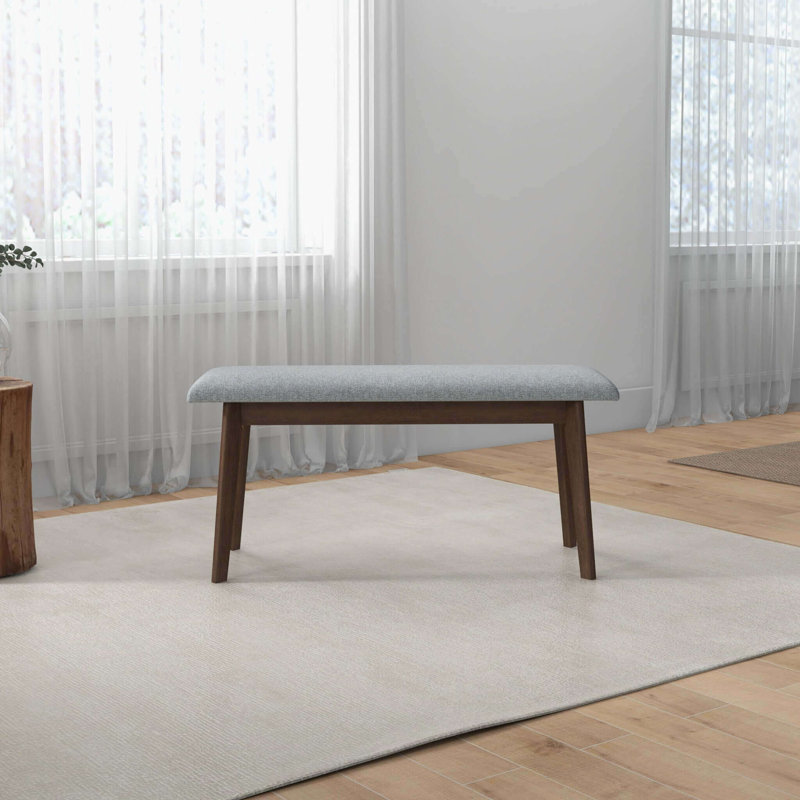 Banc en tissu 47 po Carlos