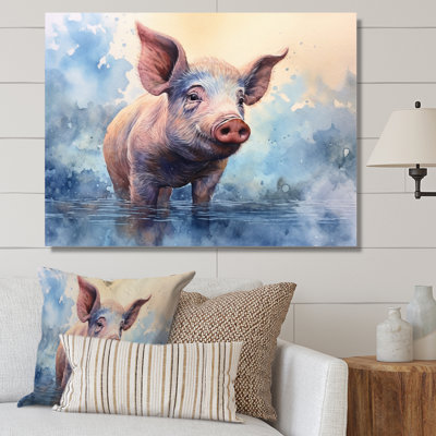 Sweet Piglette sur toile