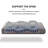 Bohrer Memory Foam Dog Bed-842507216