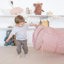 3 Sprouts Recycled Fabric Play Tunnel/Pink