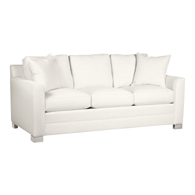 Canapé-lit 81 "American Bungalow Summerton, Gris colombe, Mélange de polyester neige Kennelly