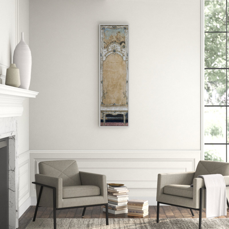 Palace of Caserta Triptych 2' Framed Print