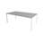 Pure Rectangular Outdoor Dining Table , in. W in. D-70651846-70651855