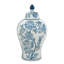 Pot en porcelaine avec couvercle - bleu / blanc-613241823