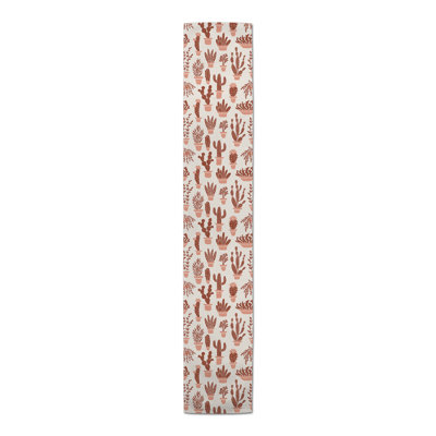 Houseplants On Linen Green 5 Table Runner