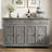 Saskia 4-Door 3-Drawer Sideboard With Farmhouse Design-181564887