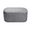 Maliyah 78cm Wide Velvet Oval Solid Colour Standard Ottoman with Storage-2014736749