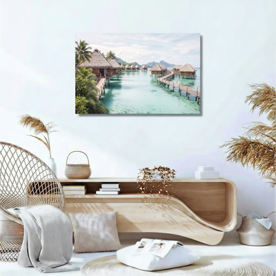 «Tropical Paradise», reproduction d'art sur toile, ensemble de 1