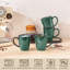 12oz Ceramic Coffee Mug Set of 4, Double-Sided Brown Reactive Glazed Stoneware Cups-1481389156-1481389157-1481389159