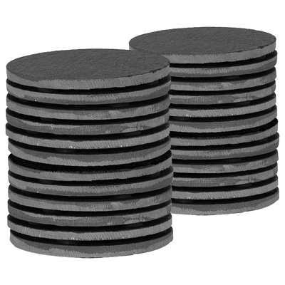 Stone Agate Ceramic Jute Leather Crystal Round 24 Piece Coaster Set