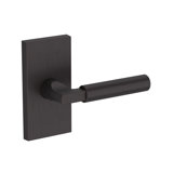 Lake Forest Passage Lever with Contemporary 5in Rose in Venetian Bronze