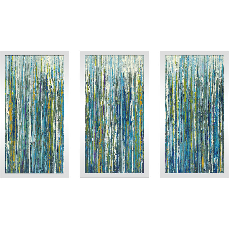«Greencicles», reproduction d'art encadrée sur plexiglas, H 25,5 po x l 40,5 po x P 1 po