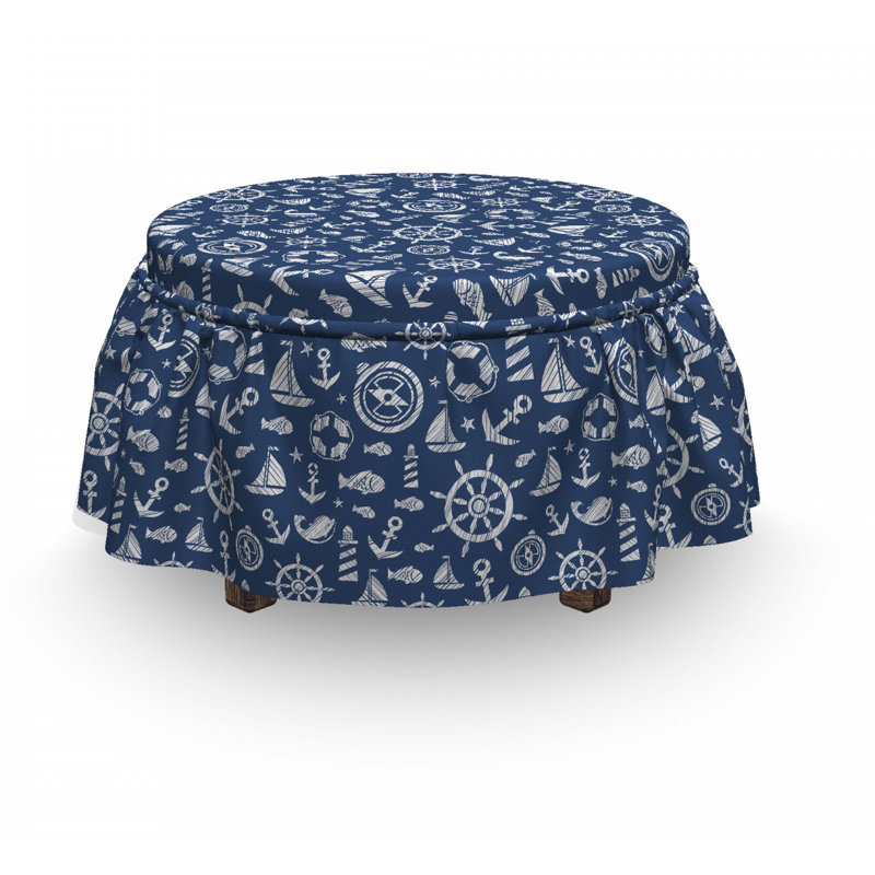 Housse pour de roue et ancrage pour bateau repose-pieds