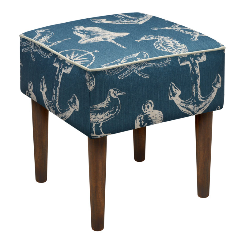 Tabouret de meuble-lavabo moderne rembourré nautique