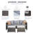 8 - Person Patio Conversation Set with Cushions-1086895991