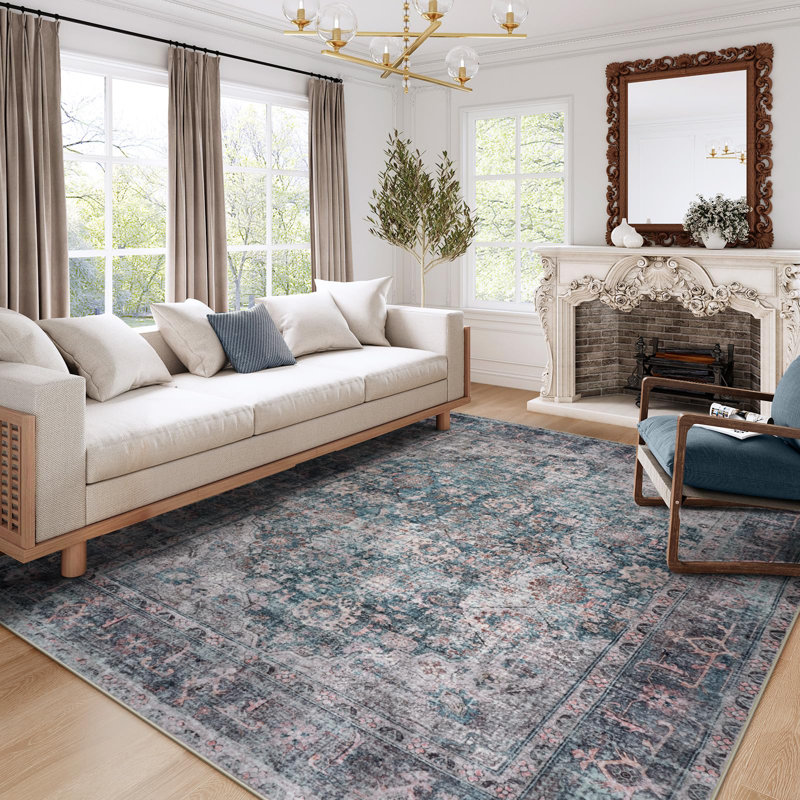 Tapis bohème Watte, Rectangulaire 8 pi x 10 pi