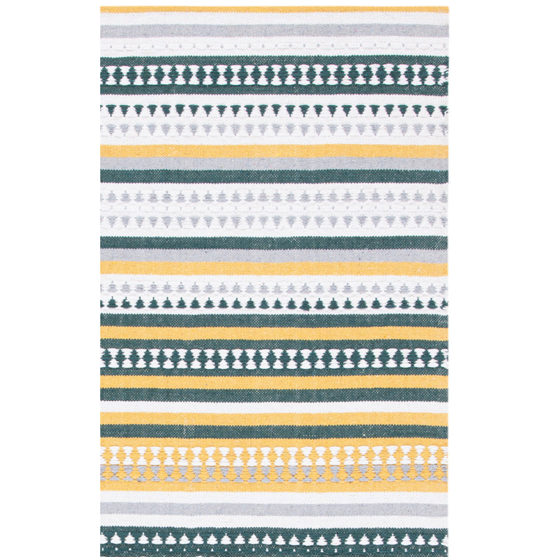 Montauk Hand Woven Cotton Striped Rug, Runner 2'3" x 9'