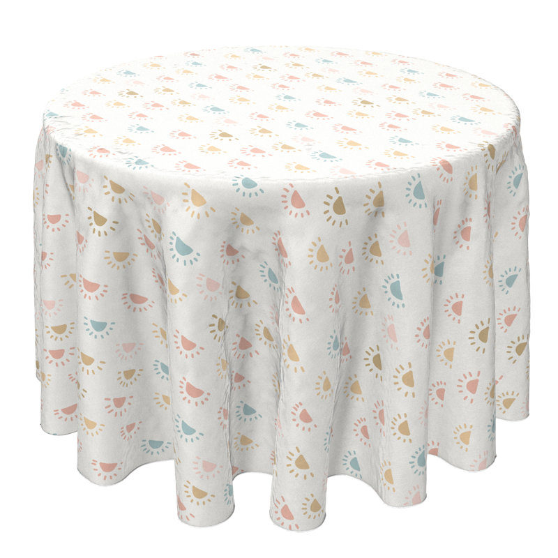 Round Cotton Tablecloth
