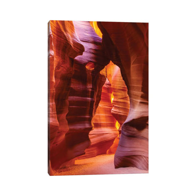 Bear Shape in Antelope Canyon 1 Piece Wall Art on Canvas