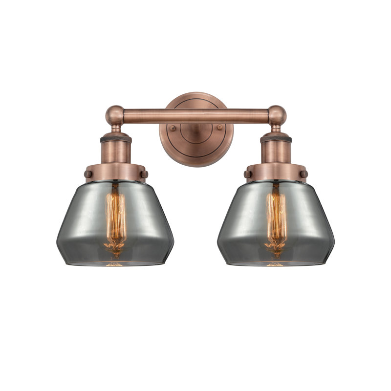 Rivka 2 - Light Dimmable Vanity Light, Plated Smoke, Antique Copper