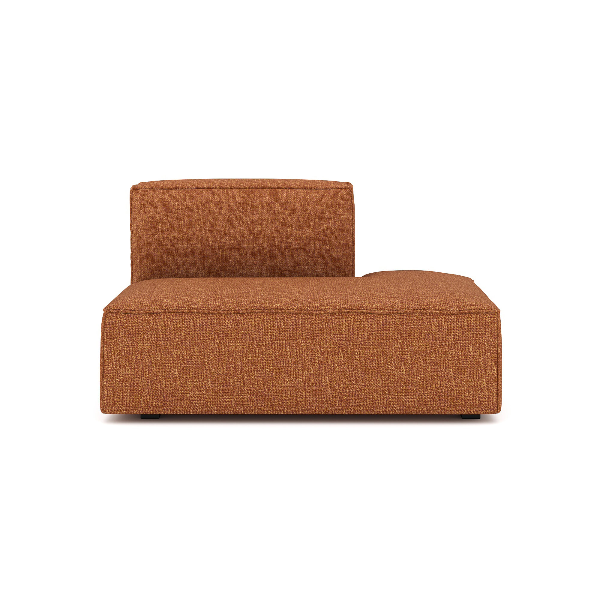 Shonnard Upholstered Chaise Lounge, Bjorn Rust Performance Twill, Right Hand Facing