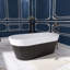 Baignoire de trempage autoportante 63 po. X 29,5 po. 63 po. X 29,5 po.