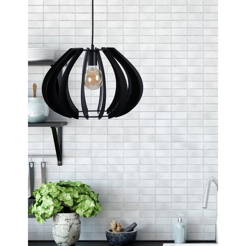 Weathers 1 - Light Single Pendant, Black