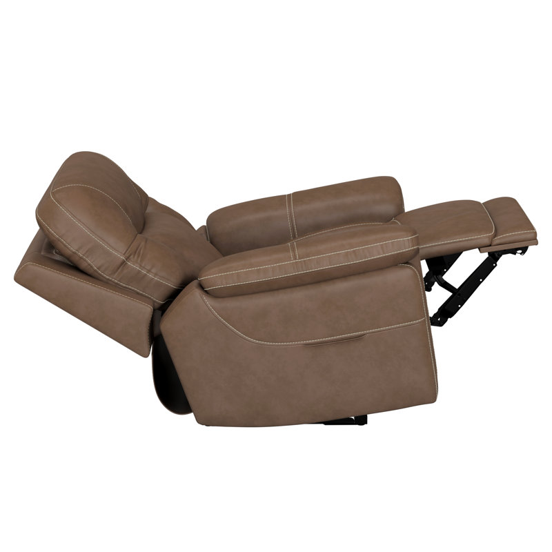 fauteuil inclinable double à gravité zéro brun