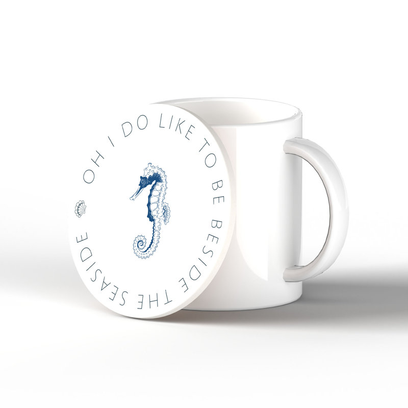 Ceramic Round 1 Piece Coaster