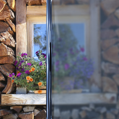 Abstract Non-Wall Damaging Window Decal
