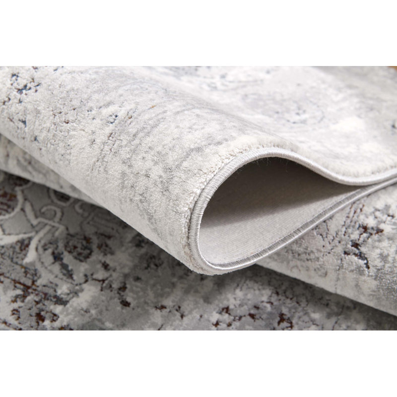 Tapis d'entrée gris / beige 2 pi x 4 pi (2 pi 3 po x 4 pi) gris / beige