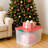 Homz Holiday Seasonal Decor Plastic Storage Bin with Latching Lid-97214404
