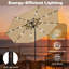 Parasol de patio 9 avec lumière solaire à DEL et inclinaison à manivelle Balkar-1993347776
