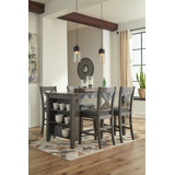 Caitbrook Counter Height Dining Table and 4 Barstools