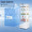 Commercial Refrigerator Display, 215L/7.6 Cu. Ft Display Refrigerator Pastry, Countertop/Floor Refrigerator, Double-Layered Glass Display Refrigerator with Wheels, Led Lights, Auto Defrost