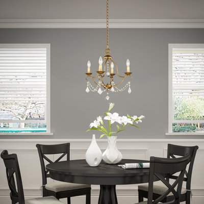 Deshaunte 4 - Light Dimmable Empire Chandelier