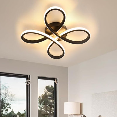 Gabbi 4-Light Aluminium LED Flush Mount Ceiling Light