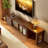 Solid Wood Expandable TV Stand Stylish Storage