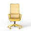 Chaise de travail ergonomique en maille à haut dossier avec support lombaire à 7 niveaux-1322968772