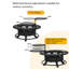 Barbecue au charbon de bois 35,83 po