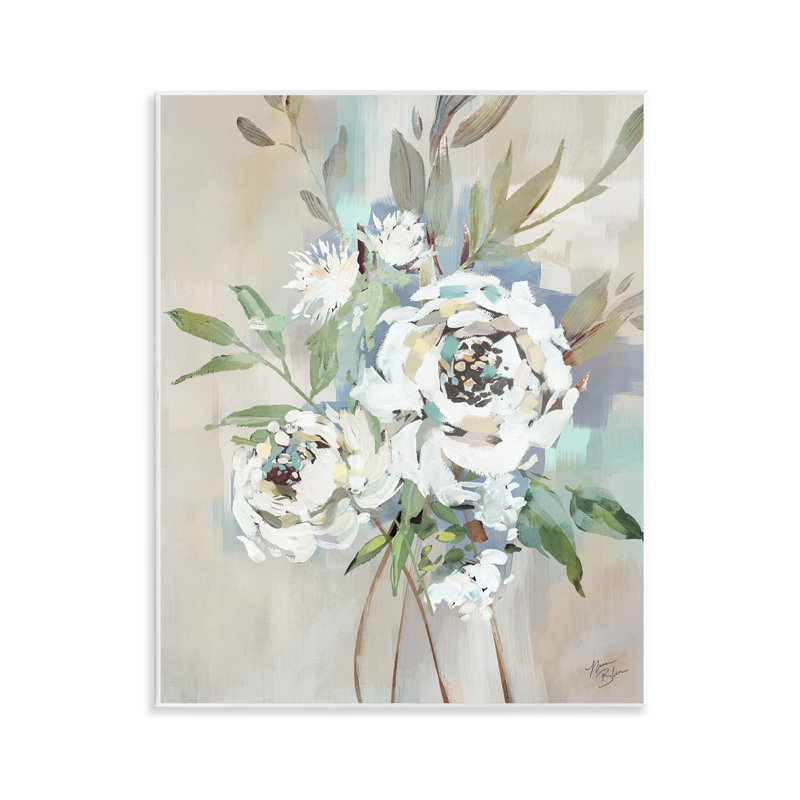  "Bundle of Antique Roses", art mural sur bois par Nina Blue