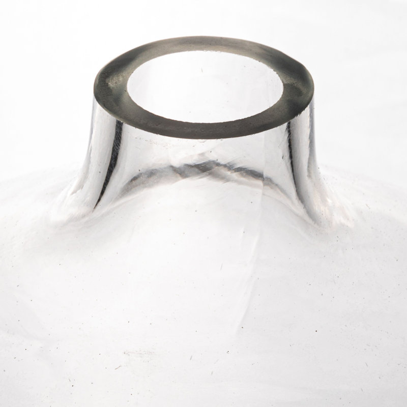 Vase de table en verre 8,25 po Madaki, Transparent