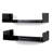 Mericle 2 Piece Metal Bracket Shelf