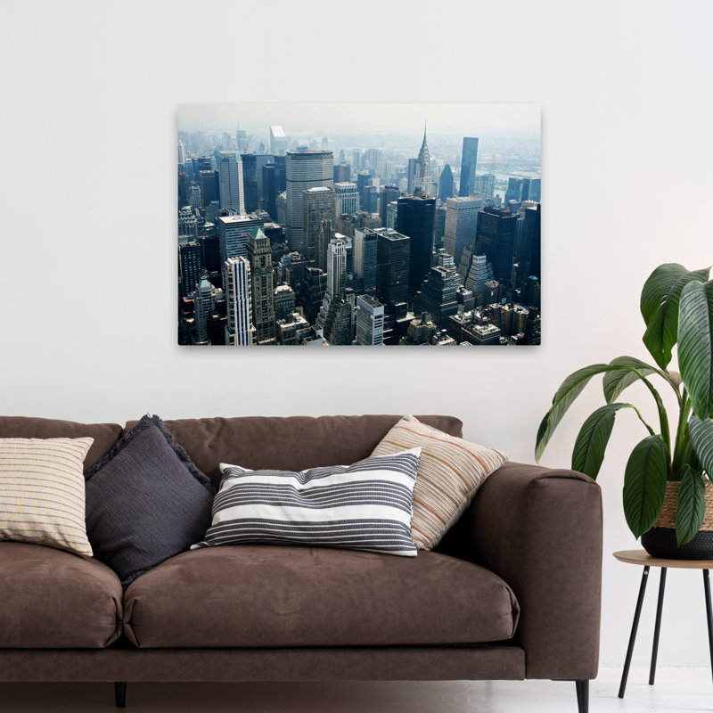 Manhattan - photographie de paysage, architecture, État de New York, art, H 32 po x l 48 po