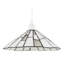 11cm H Glass Empire Pendant Shade ( No Direct Attachment Method ) in White