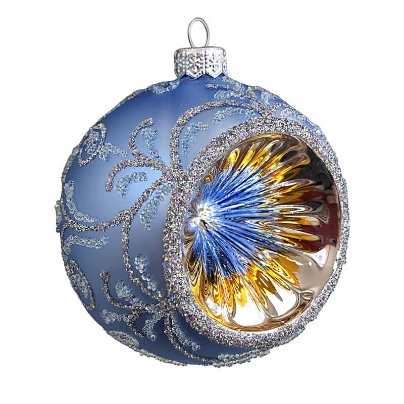 Vintage Lanterns Glass Christmas Tree Ornament