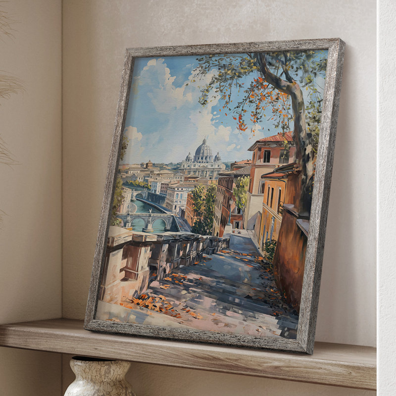 LANDSCAPES Series CD III, reproduction encadrée - bois massif, H 15 po x l 12 po