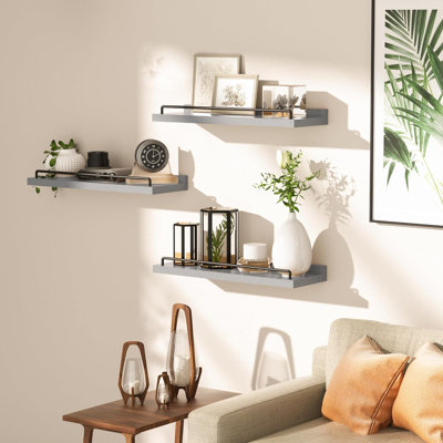 Talissa 3 Piece Wood Floating Shelf
