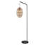 Bergan 160cm Black Arched Floor Lamp